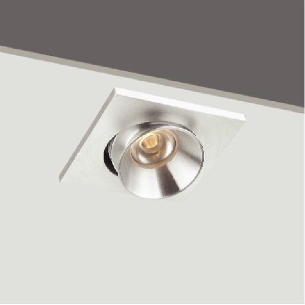 IP44 3W  Adjusatable Square 2 Inches Recessed Mini Size CITIZNE COB  LED Ceiling Spot  Llight