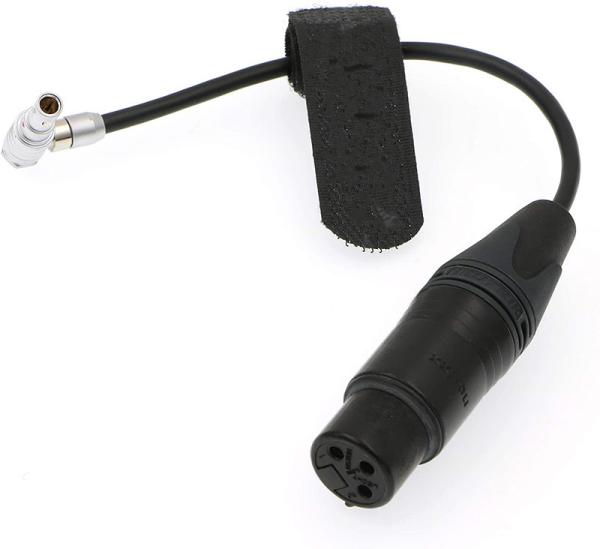 Z CAM E2 Camera Audio Cable Right Angle 00B 5 Pin To XLR 3 Pin Female