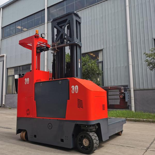 AC motor stand-on max lifting height 8m 4 way 3t electric forklift truck suitable for very narrow aisle
