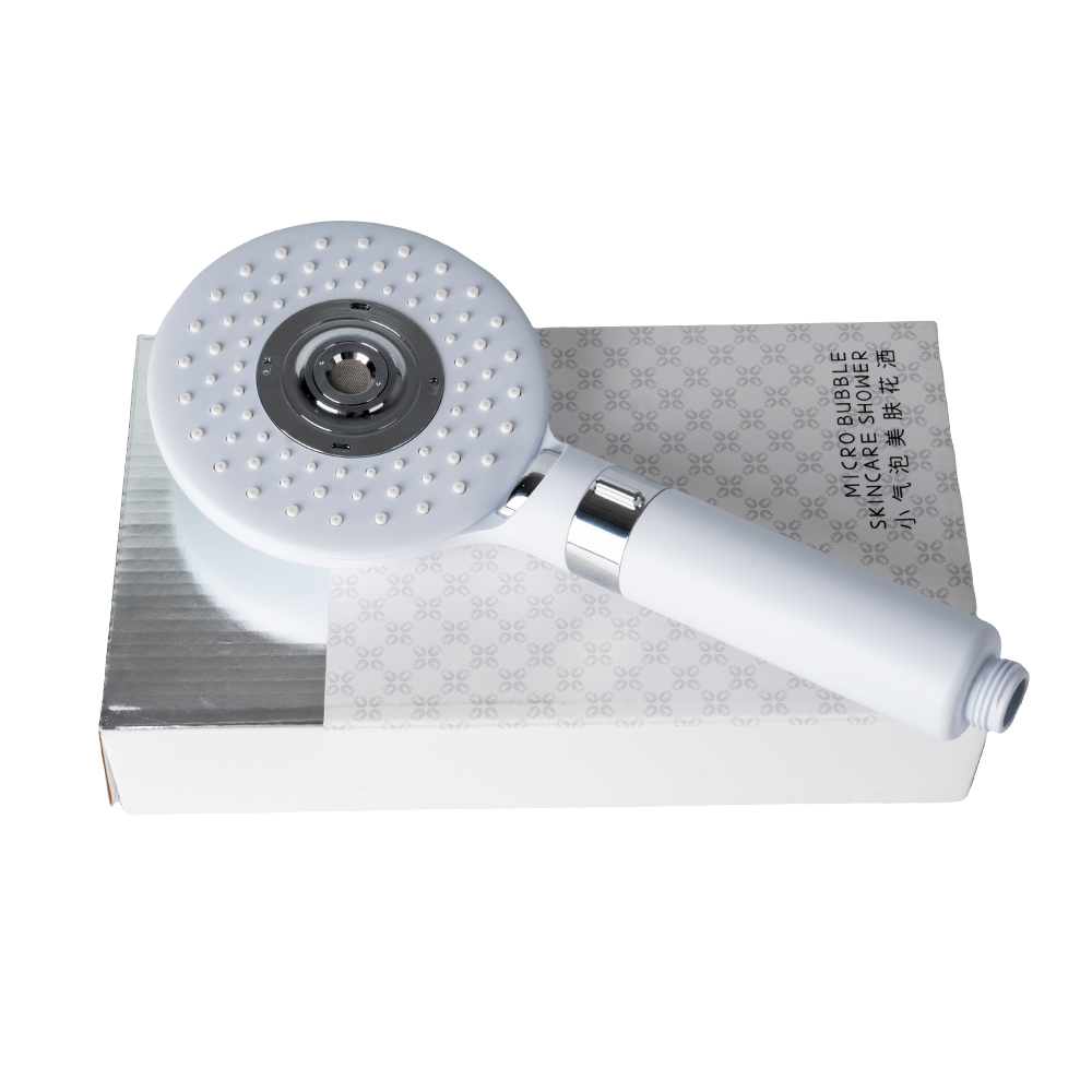 BriskSpring Micro-Nano Bubble Handheld Shower with 3 Spray Modes Water Saving and SUS304 Stainless Steel Construction