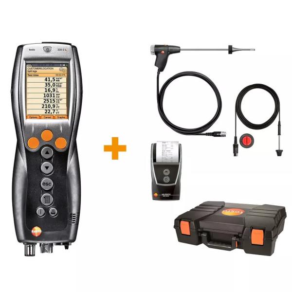 Testo 330-2 LL - Комплект для анализа дымовых газов Pro 330-1 LL 0632 3306 Testo 320 / 340