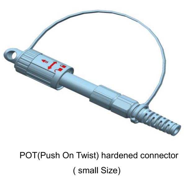 FTTH Waterproof Fiber Optic Connector with IP68 Waterproof Level and 9 Connector Types
