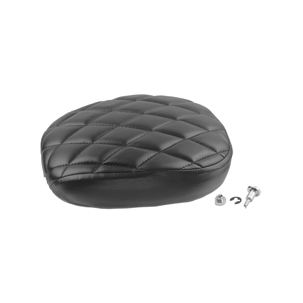 Harley Sportster Forty Eight XL1200 883 72 48 Motorcycle Rear Passenger Seat Cushion Diamond Quilted Pillion Pad