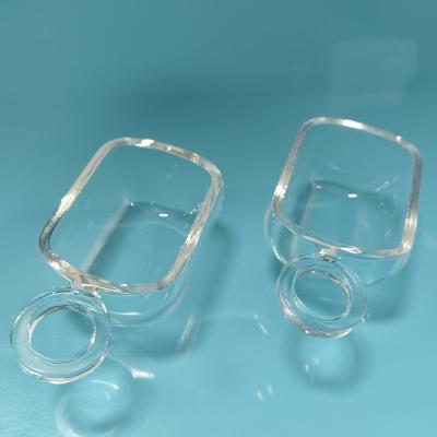 High Purity Fused Silica Quartz Boat Custom Glass Parts Integral Forming For Semiconductor Annealing Tray