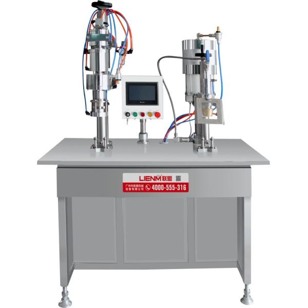 3 In 1 Bag On Valve Aerosol Filling Machine Single Man Operate