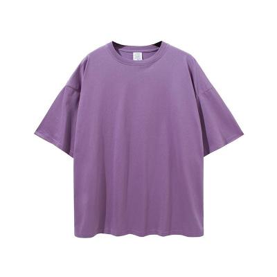 Unisex Oversized Streetwear Drop Shoulder Blank T Shirts For Men And Women