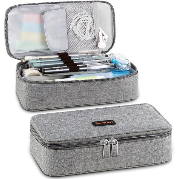 Homecube Капсула для карандашей Капсула для карандашей Каты для макияжа Бумажник Оксфордский тканевый пакет Большая кладовая канцелярская бумага