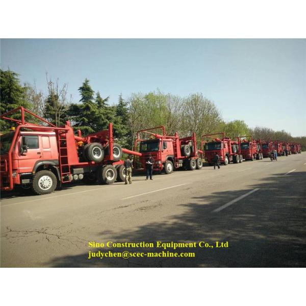 10 тележка тимберса журнала тележки ХОВО 6кс6 50т цели Синотрук колес особенная сильная