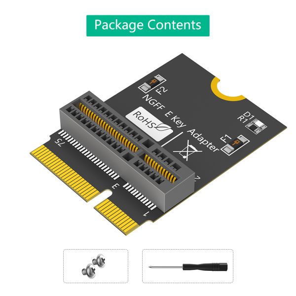 New Version M.2 NGFF E-key to E- Key Adapter for AX200/201/210 WiFi Card.