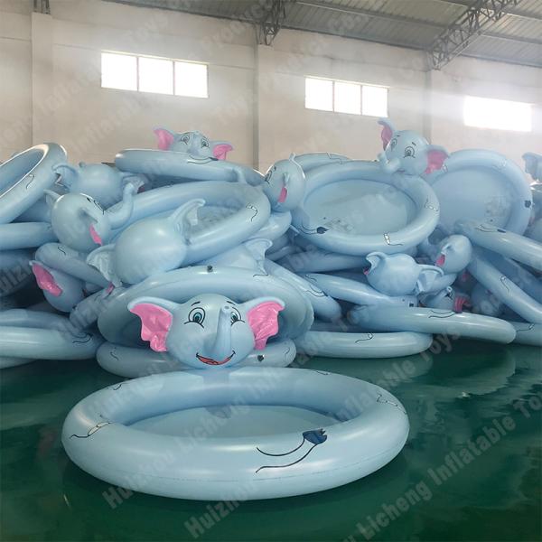 LC Animal Elephant Splash Ground Floor Pool Inflatable Spray Pool Inflatable Pool with Spray
