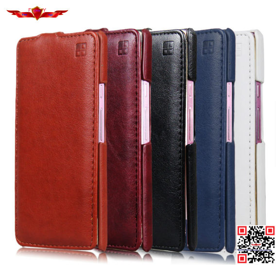 Hot Selling 100% Qualify Brand New PU Flip Leather Cover Case For Huawei Ascend P6