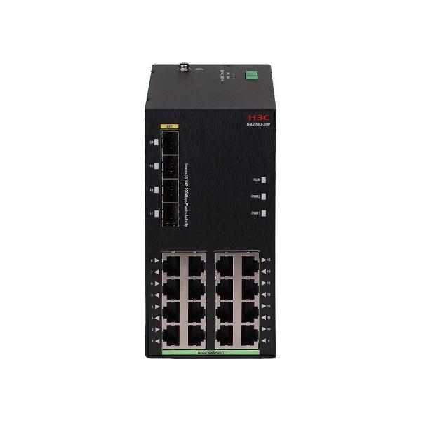 Industrial-Grade PoE+ Switch With Wide-Temp & ERPS Ring , 20-Port Gigabit Ethernet Switch