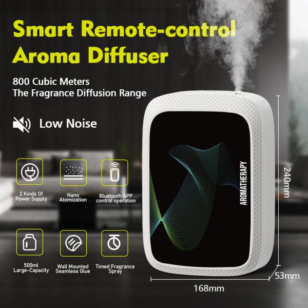 Eco Friendly Aroma Diffusers With Timing Function Commercial Wall Mounted Scent Diffuser