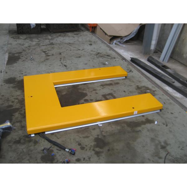 Подковообразный низкопрофильный Scissor паллет гидравлическое неподвижное 1450x1140mm тележки 1t таблицы подъема