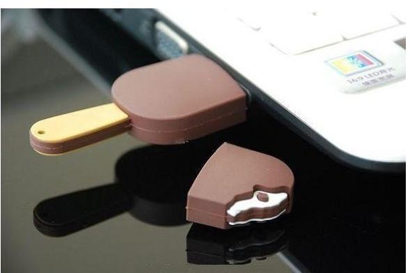 O flash bonito de USB conduz o usb do gelado do chocolate