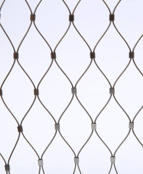 7x19 Stainless Steel Wire Rope Mesh For Green Plant Climbing Trellis wire Mesh Stainless Steel Rope Mesh with Ferrules