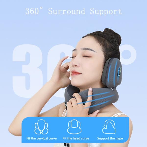 2023 Travel Pillow with Anti-Static Neck Protection and Customized Wash Label Design