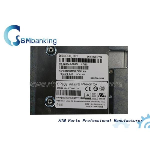 Affichage à cristaux liquides de pièces d'atmosphère de DB Diebold affichage 49-223841-000B 49223841000B du consommateur de 15 pouces