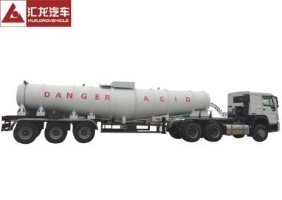 V Shape Chemical Transport Tanks  Air Suspension Good Welding Seam