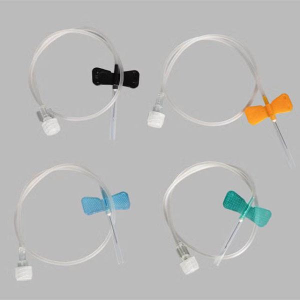 18-27G EO Sterile Multi-Color Coded Butterfly Needle Disposable Medical Scalp Vein Set for Infusion & Blood Collection