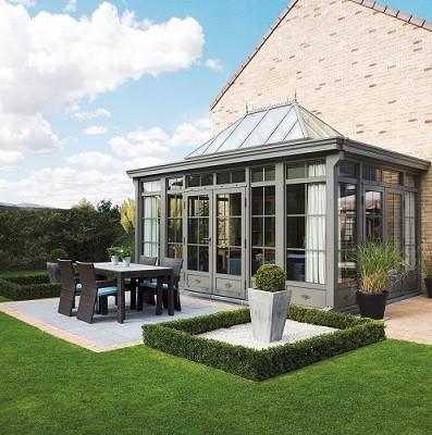 RAL Anodizing 450pa 2mm Prefabricated Glass House