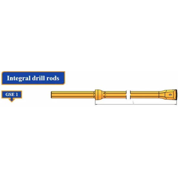 Pequeño agujero que perfora el acero de taladro integral Rod Shank 108x22m m 400m m ~ longitud de 7000m m