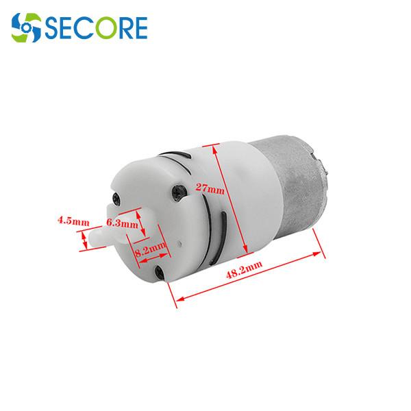 Motor da bomba de engrenagem da bomba 3.7V 6V 12V 3.2W da C.C. do impulsionador 100mLPM do vácuo micro