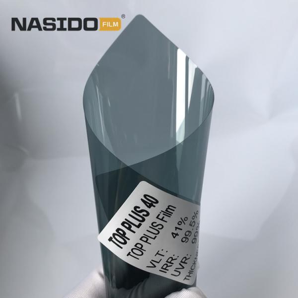 NASIDO TOP PLUS 40 High Security Metalized Window Tint HD Nano Ceramic Film