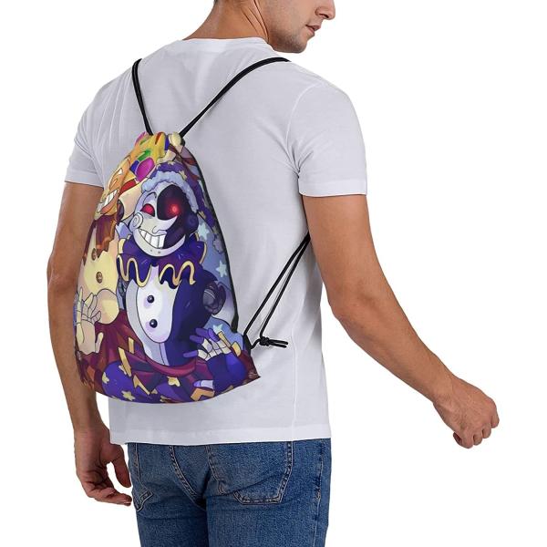 Drawstring Backpack Adjustable Sports Gym Bag Waterproof Rope Bag Sports Yoga Bag