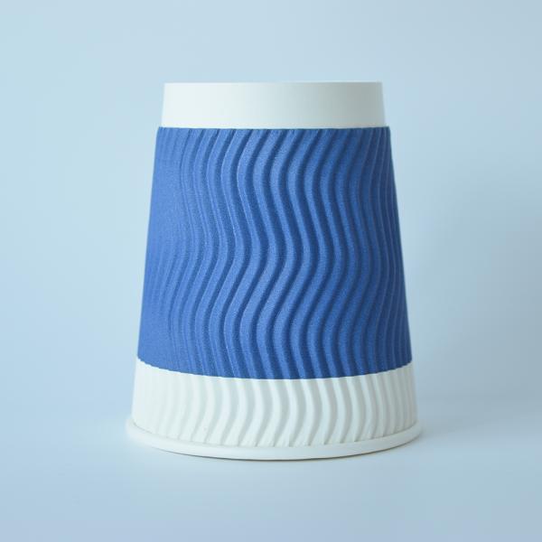 Food Grade Ripple Wall Paper Cup 22oz Branded Disposable Cups ODM Eco Friendly