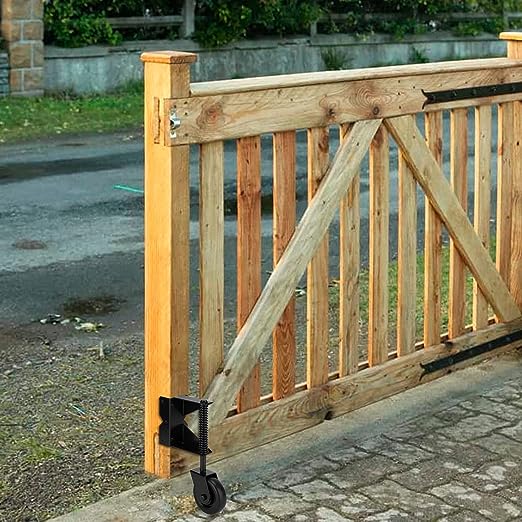 Пролетно-нагруженные ворота колеса каскадры тяжелые ворота колеса ворота ограда поддержка или деревянные ворота