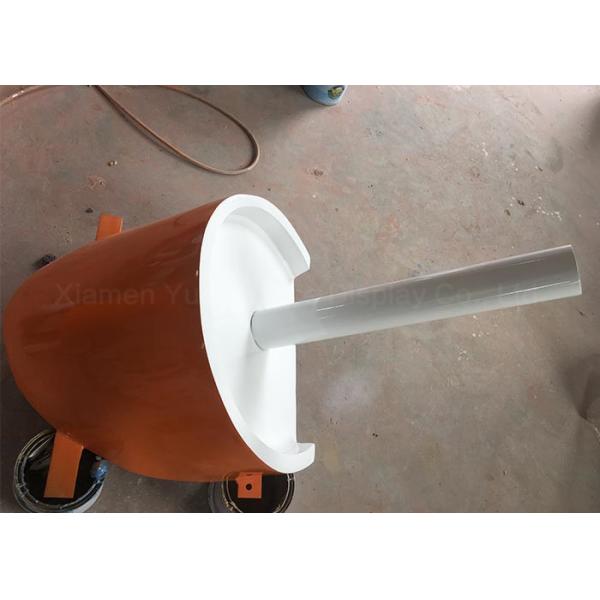 Large Size Fake Popsicle Sculpture , Fiberglass Cartoon Sculpture For Advertising