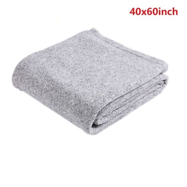Diy Photo Printing Soft Blank Polyester Sublimation Heather Grey Throw Blanket