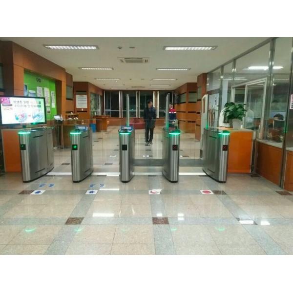 Безопасность Биометрический контроль доступа Сдвижные ворота-КР-код -Collecionador de cartões-RFID/QR-код-признание лица/ICID