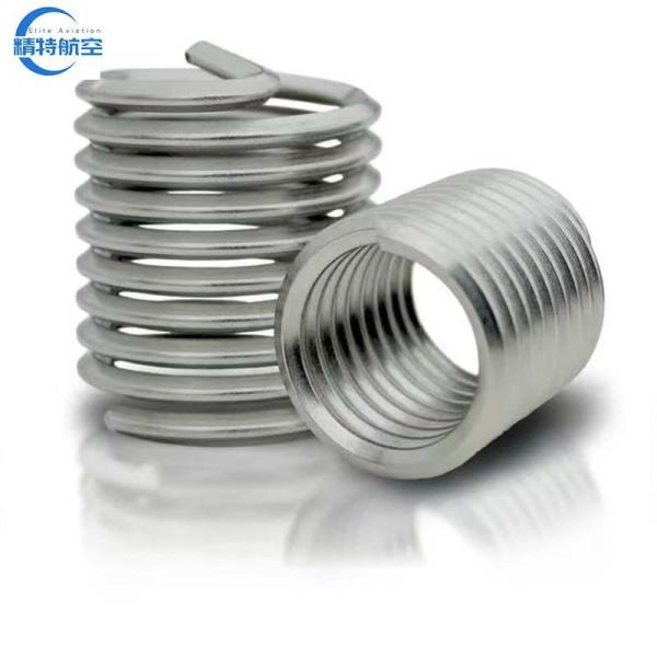 304 Stainless Steel Spring Wire Thread Insert Natural Color for Screw Thread Insert 500000PCS/Week Delivery Ways FedEx