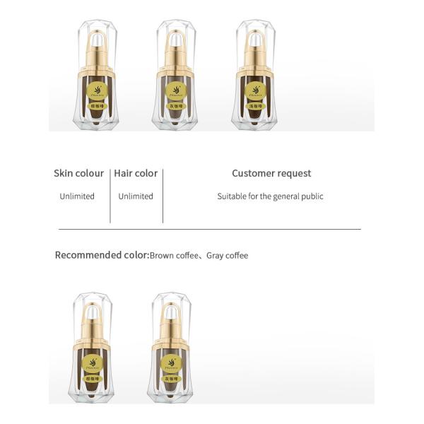 Чернила татуировки брови 60 g микро- установили постоянные пигменты макияжа 60g