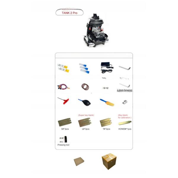 17 kg Gross Weight Key Copying Machine for All Keys Lost Spindle Speed 10000-13000 rpm