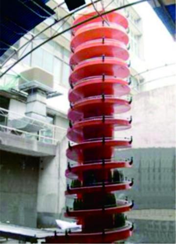 Flexible Industrial Conveyor Belt Systems Vertical Screw - Lift Strong Structure