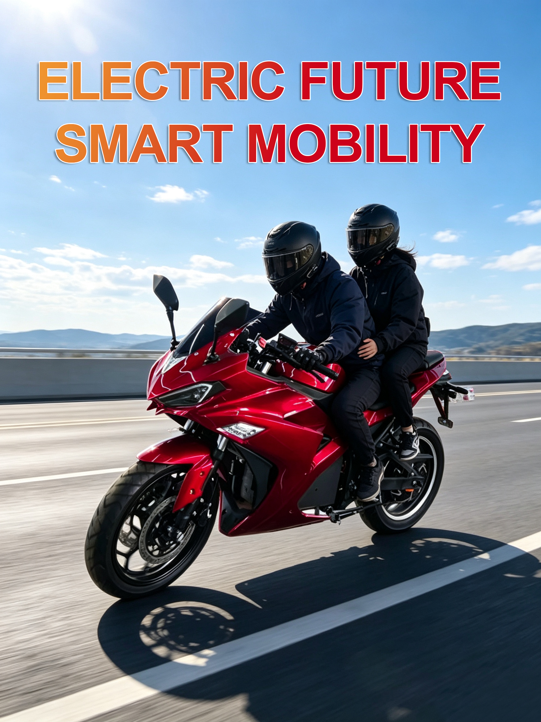 High Performance Electric Motorcycle with 72V 58Ah Lithium Iron Phosphate Battery 100km/h Top Speed and 1-Hour Fast Charging