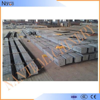 Straight Smooth Steel Crane Rail , Q345B Square Billet With Spary Painting