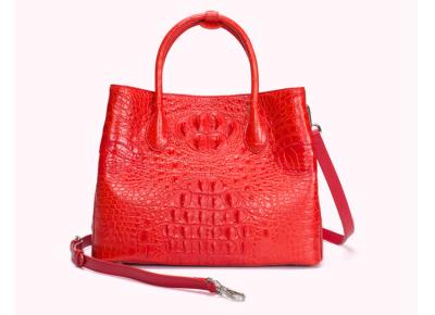 Genuine crocodile leather bag for women stylish high-capacity lady's handbag cross-body bag with one shoulder