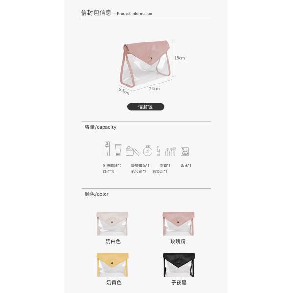 Best PU Cosmetic Bag Customized Logo Make Up Pouch for Women