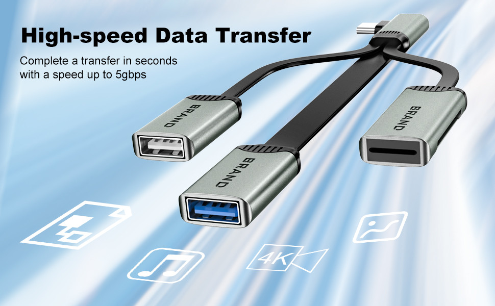 Хаб-кабель для чтения для TF-карты SD-карты Usb 2.0 и Usb 3.0 Быстрая передача данных