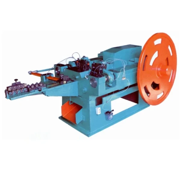 Automatic Carbon Steel Nail Making Machine With 3KW Power 380V Voltage 20mm-65mm Nail Length