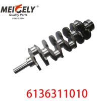6136-31-1010  HFC1040 Engine Crankshaft For Komatsu Excavator