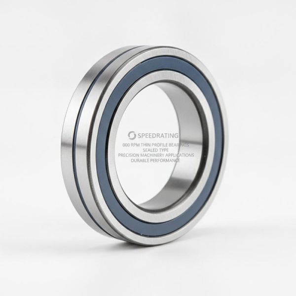 Speedrating 000 RPM Thin Profile Bearings Sealed Type Suitable for Precision Machinery Applications and Durable Performance