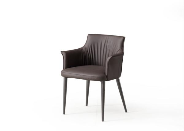 ErgoFlex Silicone Leather Chair ,   Adaptable  Italian Modern Dining Chairs