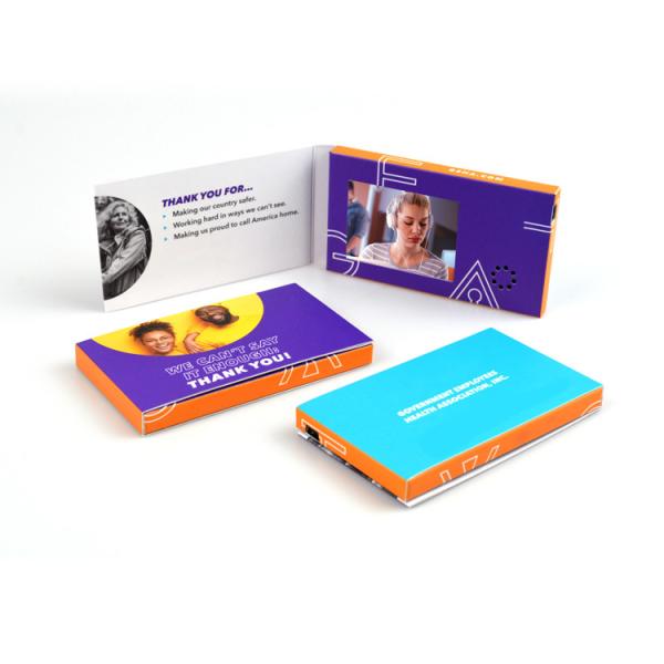 Creative 2.4 4.3 7 Inch LCD Display A4 Video Brochure A5 Digital Greeting Card For Brand Business birthday card