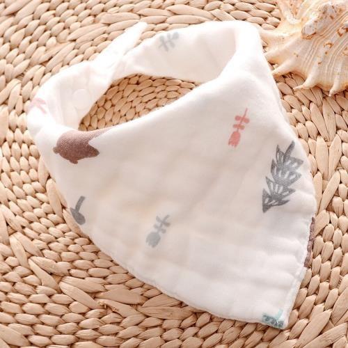 Baby Bandana Muslin Burp Cloths Reversible 100% Cotton Multi Color