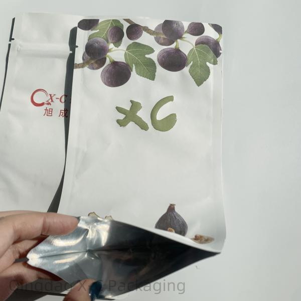 Recyclable Customized Plastic Clear Zipper Stand-up Barrier Pouch For Stand Up Zipper Bag Food Packaging